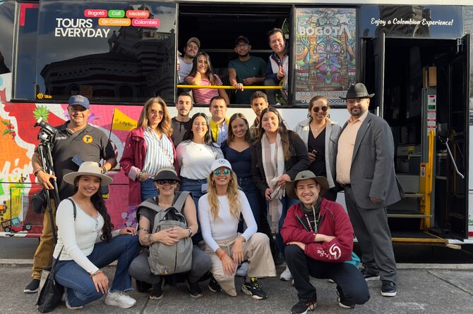 3-in-1 Panoramic city tour with walking tour and experiences - La Candelaria walking tour: Bolivar Square, craft alleys, and the old city core