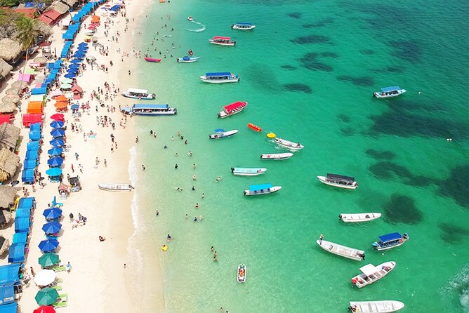 5 Stop Boat Tour Rosario Islands with Lunch, Forts, & Snorkeling - Isla Marina: Eco serenity vs VIP privacy at Islabela