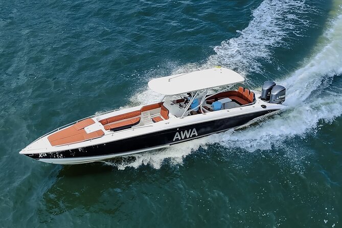 8-hour private tour in a luxurious and fast 41' AWA boat - Key highlights you will care about