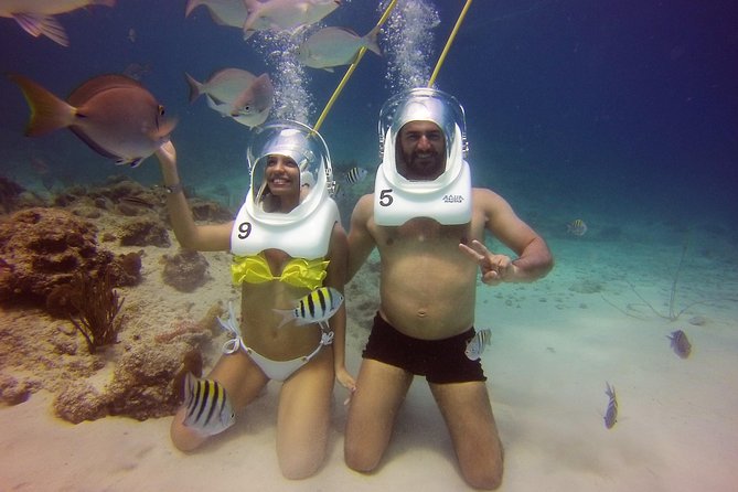 Aquanautas Helmet Diving in San Andres - Getting to AQUANAUTASK-11 West View and what to do first
