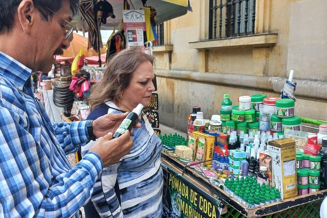 Bogota city tour private, flexible and exclusive, up to 6 travelers - La Candelaria plus Chorro del Quevedo: cobblestones, balconies, and chicha