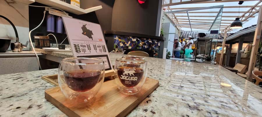 Bogota: Coffee Tasting, Roasting, Filtration & Espresso Tour - Entering Jaguar Coffee House, Right Near Chorro de Quevedo Plaza