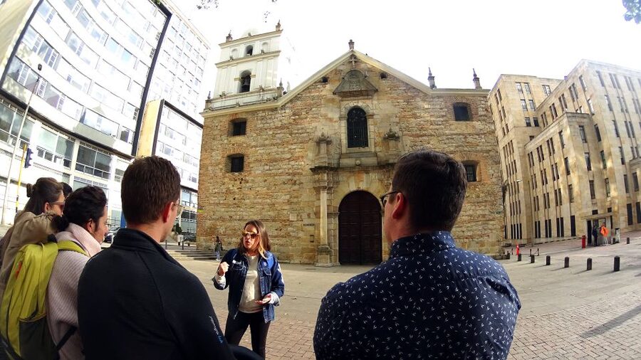 Bogota: La Candelaria Highlights Walking Tour - Teatro Colón and Chorro de Quevedo: culture with street-level context