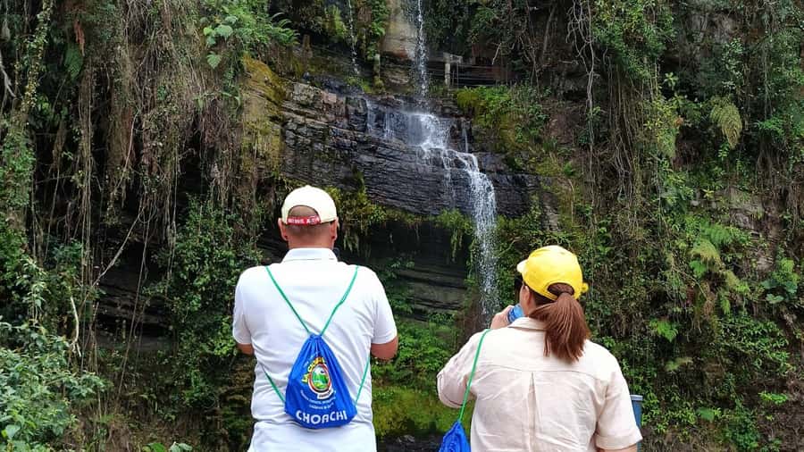 Bogota: La Chorrera Waterfall Guided Hike and Guadalupe Hill - The main attraction: La Chorrera waterfall at 590 meters