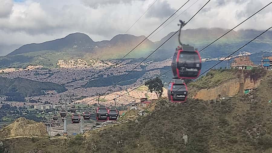 Bogotá´s Barrios: El Paraíso Favela Tour with Cable Car - Walking streets with your guide: graffiti, narrow blocks, and street-level life