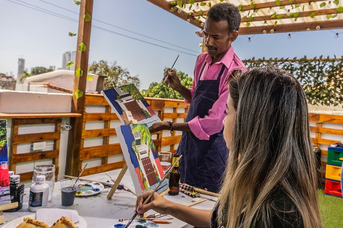Brunch And Paint in a secret rooftop - Beginner Steps, Real Guidance, and Patient Instructors