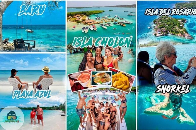 Cartagena : 4 premium islands - Playa Tranquila Barú, lunch choices, and sea bathing before the return
