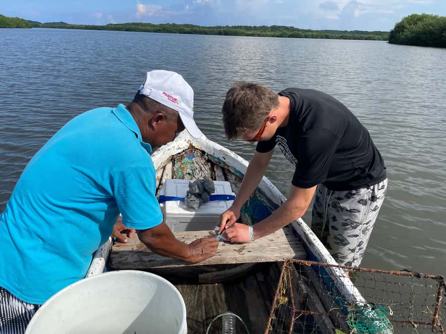 Cartagena Fishing, Crabbing, Birdwatching Experience + Lunch - Lunch by the beachfront: fish, chicken, and real sides