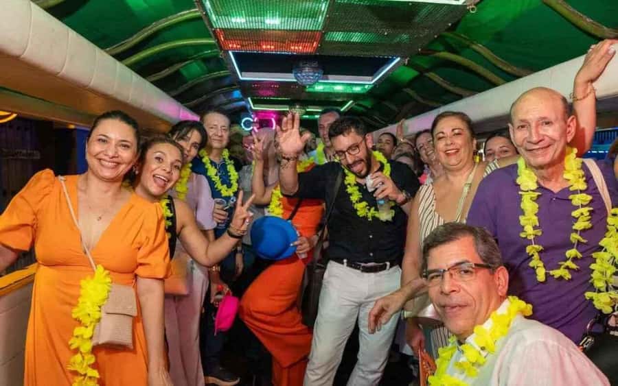 Cartagena: Night party in authentic Colombian chiva with entertainer - The chiva rumbera concept, and why it works in Cartagena