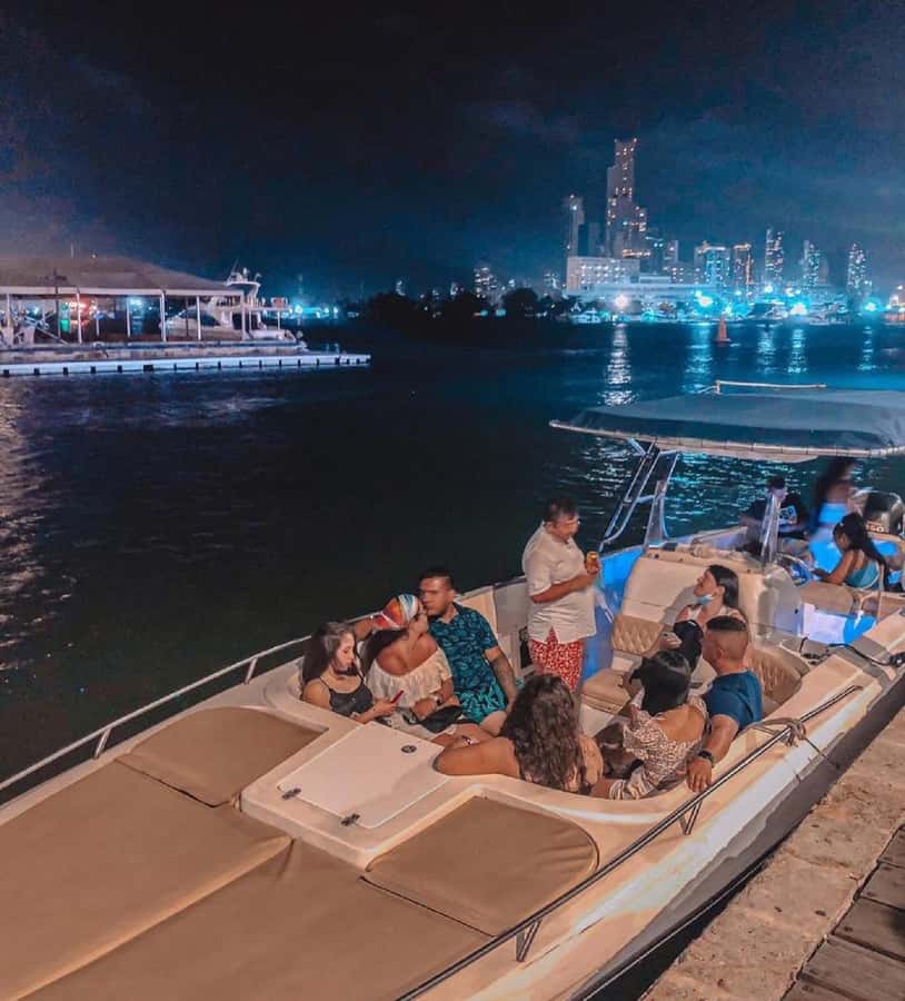 Cartagena: Speed Boat Party on the Bay with open bar - Cartagena Bay at night: why this party actually works