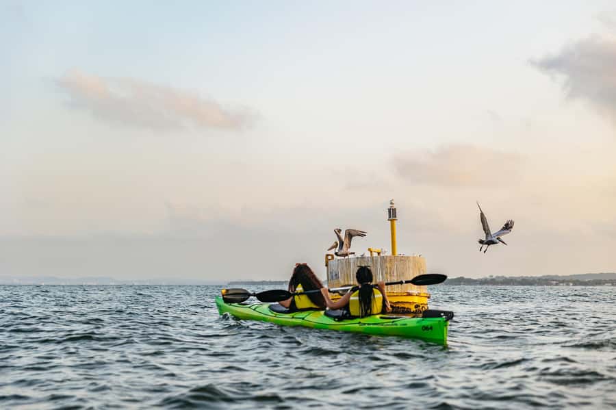Cartagena: Sunset Sea Kayaking Tour - The paddle route in Cartagena Bay: 2 km of relaxed movement