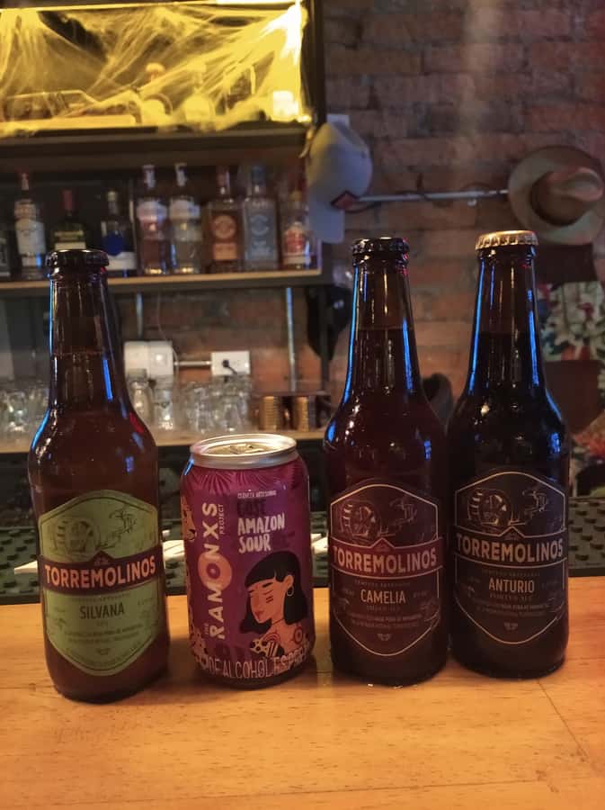 Craft Beer Pub Crawl in Cali - Stop 3 at Antaño Cervecería Artesanal: the relaxed finish with beer and tapas