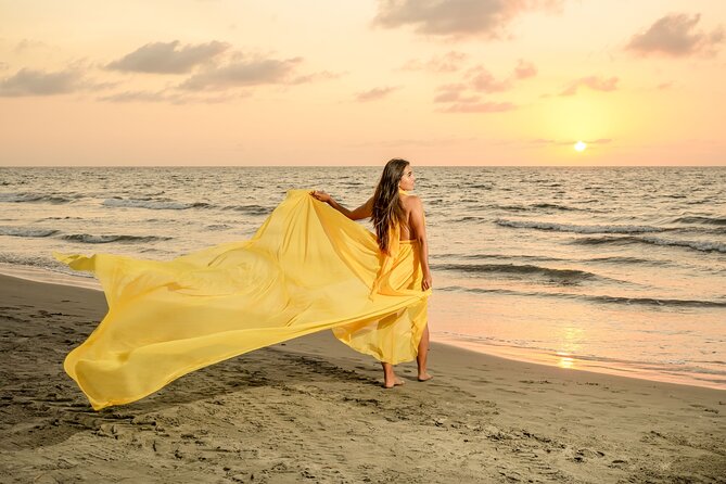 Flying Dress Cartagena - Historic Center or Golden hour or beach - Walled City Walking vs Sunset at the Sea