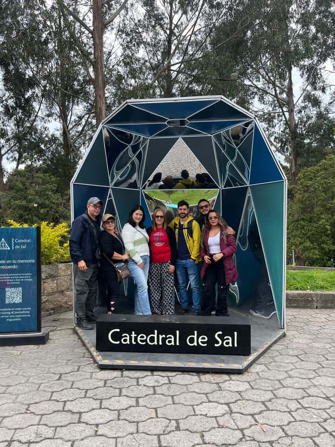 FROM BOGOTA: Salt Cathedral and Andrés Carne de Res (Chía) Tour - Photographing and moving through salt tunnels