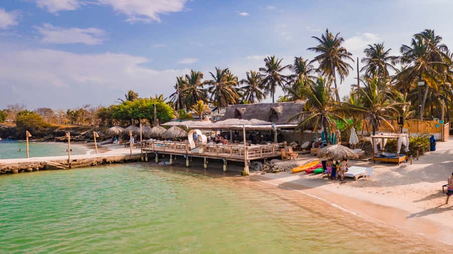From Cartagena: Palmarito Beach With Buffet Lunch And Pool - Palmarito Beach on Tierra Bomba: the basic idea