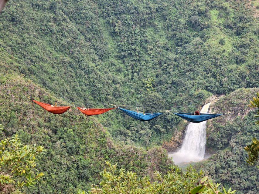 From Medellín: Dream Hammocks, Zipline, & Waterfall Day Trip - The El Salto del Buey waterfall hike: close to the spray, close to the effort