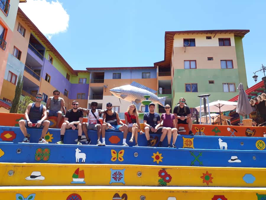 From Medellin: Guatapé Day Trip with El Peñol Rock and Lunch - El Peñol Rock with 700 steps: the view game plan