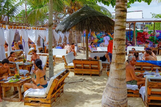 Full Day Experience in Playa Blanca with Lunch - Playa Blanca beach time: chairs, lunch, and real water