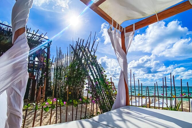 Full day in playa blanca from cartagena - Mambo Beach Club: welcome drink, beach chairs, and your free-time window