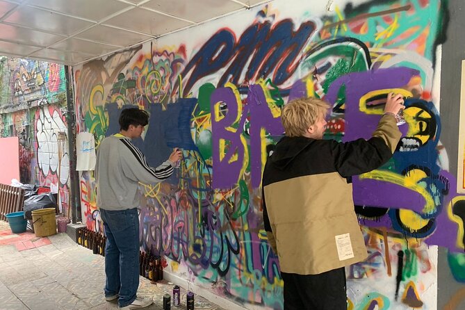 Fun Graffiti Workshop: The Art of Aerosol and Color - Inside the Cultural House and Garden With Murals All Around