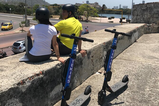 FUN SEGWAY SCOOTER RIDE WALLED CITY And GETSEMANI DISCOVERY TOUR - Riding smart on a Segway in Cartagena streets