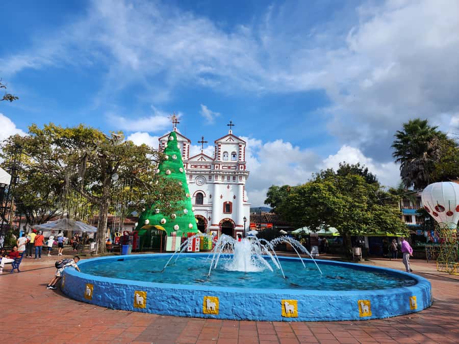 Guatape Coffee Villa including Rock Town & Waterfall - Waterfall Stop: A Quick Cold Reset (Not a Swim Stop)