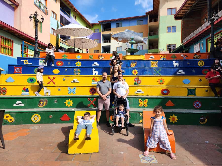 Guatape Coffee Villa including Rock Town & Waterfall - Strolling Guatapé’s Plaza: Color, Architecture, and Small Shops