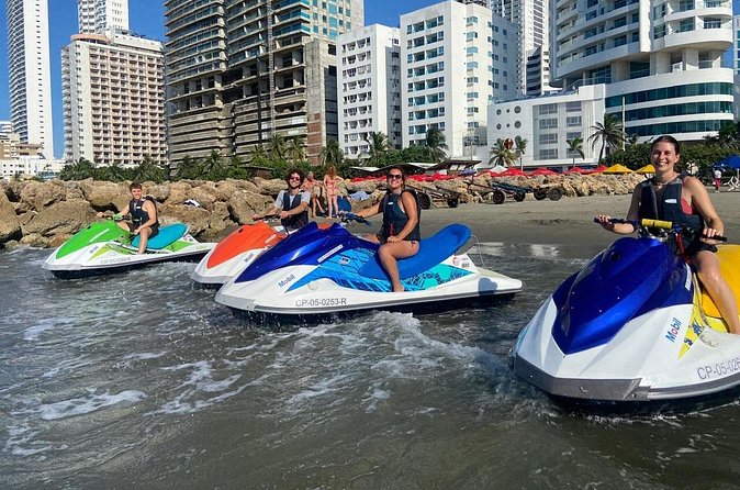Jet Ski Cartagena Rental Thrilling Experience - Riding Cartagena Bay: speed plus sea breeze