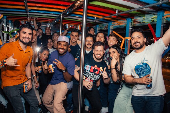 Medellin Beer Party Bus - Stop 3, Gilberto Echeverri Mejía Bridge (4 South): Panoramic Views Plus DJ Music