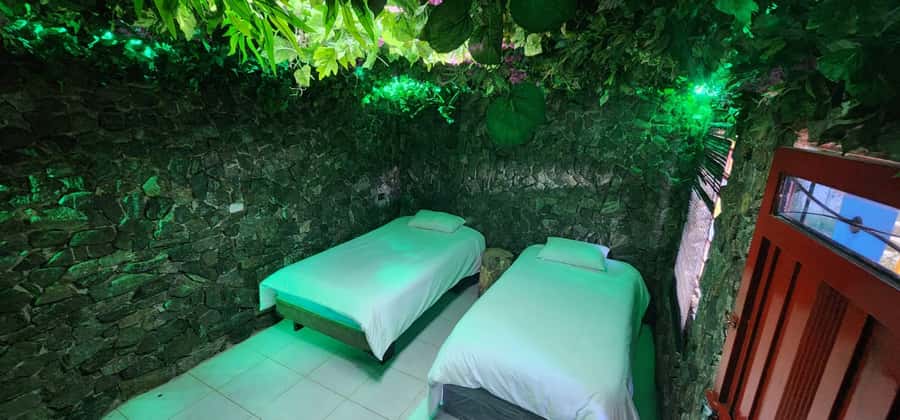Medellin: Coffee Farm Tour & Spa with Overnight Glamping - BBQ Dinner by the Fire Pit, Then Sleep in a Coffee Cave