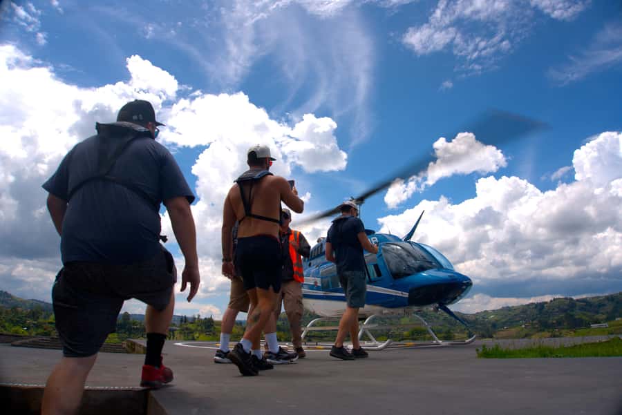 Medellín: Guatapé Private Tour with Helicopter & Boat Ride - Boat on the Lake: Private Time With a Small-Boat Reality