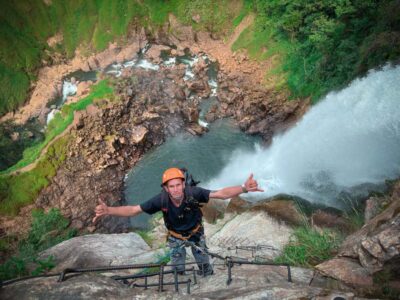 Highest Zipline of Colombia Over Waterfalls