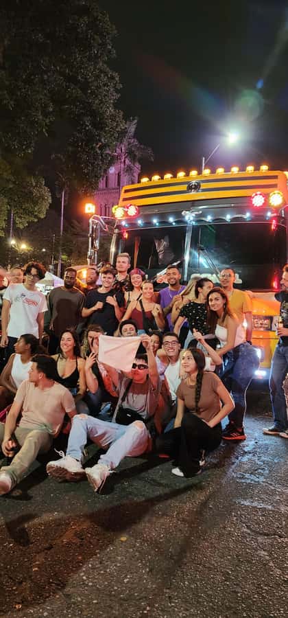 Medellin: Rumbero Party Bus with all the beer you can drink - Where You Meet in El Poblado (and Why It Matters)