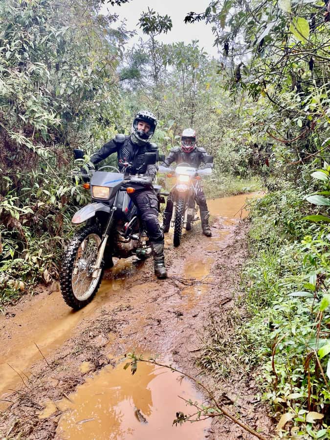 Off-road motorcycle adventure through the Medellín mountains - Four days in the Medellin mountains, built around riding time