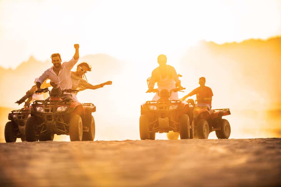 Palomino Quad Bike Tour - Stop 1 and the 15-Minute Pedicab Segment: Getting Set Up in Palomino