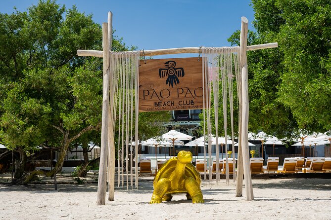Pao Pao Beach Club Islas del Rosario Full Day Experience - What you get included at the club: sun bed and lunch that follows you