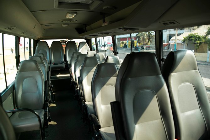 Private Airport Transfers in air conditioning buses - Your Ride: Modern Air Conditioned Buses, Spacious When You Need It