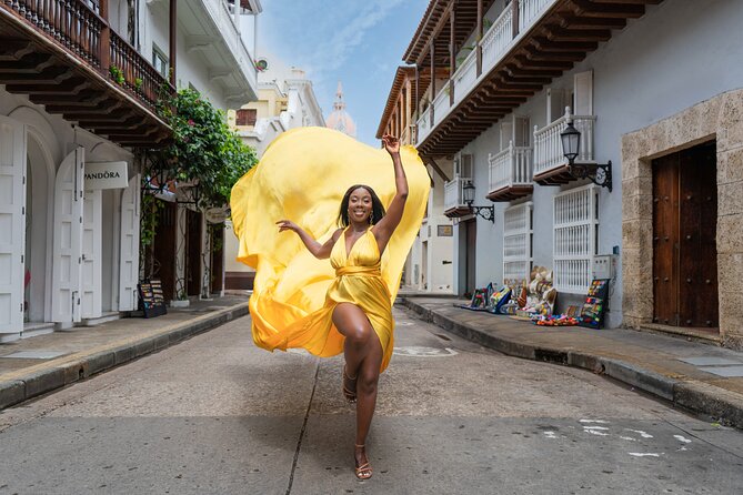 Private Flying Dress Photoshoot in Cartagena - The Most Praised Parts You Should Lean Into