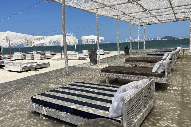 Private island Beach Club Cartagena with food : Club Kabanna - Lunch at Club Kabanna: Nikkei and Caribbean food, not just snacks