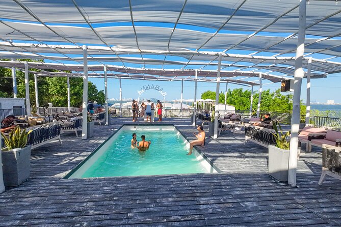 Private island Beach Club Cartagena with food : Club Kabanna - Cocktails, lounge bar, and the DJ rhythm through the day