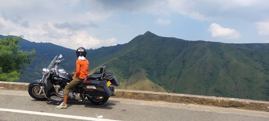 Private Tour on a 1100cc Cruiser Motorcycle - The Yanaconas lookout at La Virgen de Los Andes: quiet, scenic, and worth the curves