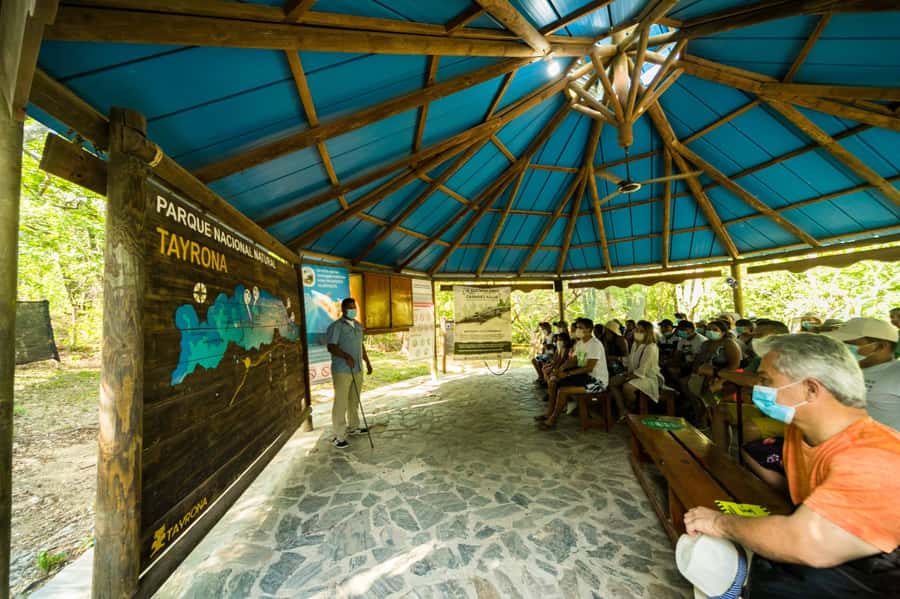 Santa Marta and Tayrona Park Day Trip - Lunch break: fish, patacón, coconut rice, and a meat choice