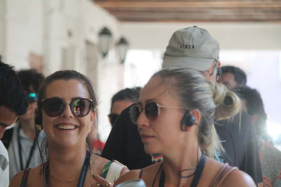 Shared Old Cartagena & Getsemani Tour with Wireless System - First Stop: Santo Domingo Square and the Walk Begins