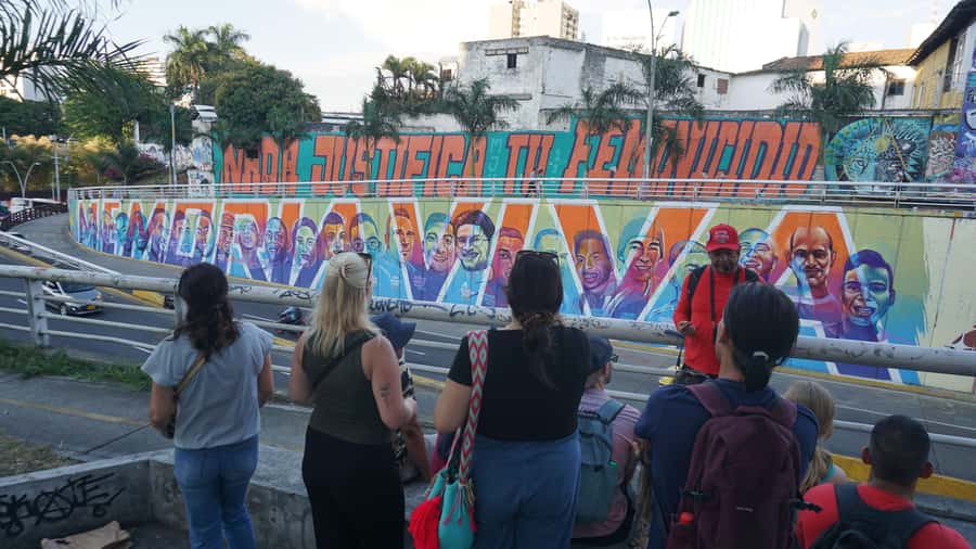 Shared Tour Cali's Salsa, Graffiti & Resistance Experience - First Stops: Plazoleta de la Caleñidad and Calle del Pecado