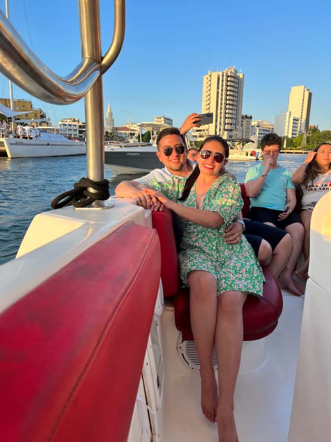 Sunset boat tour open bar and free club entrance Cartagena - Open bar reality check: rum and vodka, plus limited mixers