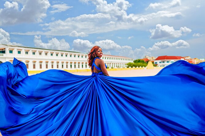 The Original Flying Dress PhotoShoot in Cartagena - The three backdrops: Oldcity, Getsemani, and beach photos
