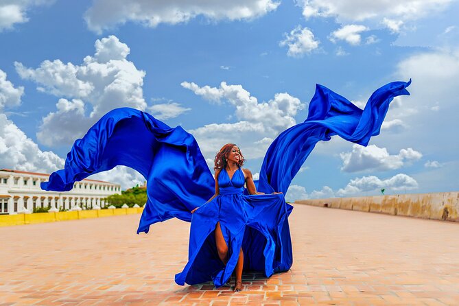 The Original Flying Dress PhotoShoot in Cartagena - What you actually get: 10 photos, a reel, and fast turnaround