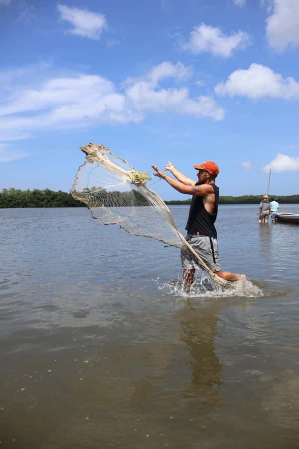 Typical lunch on beach, mangrove tour & fishing with natives - Beach time after lunch: how to finish the day without rushing